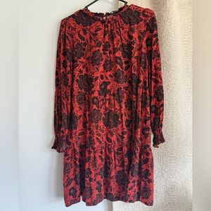 Peacocks Floral Tunic Dress